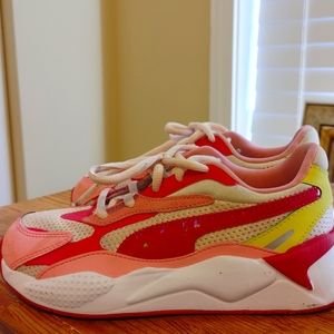 Puma pink RSX Little girls 3c